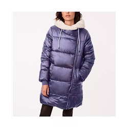 Bernardo Women's Asymmetrical Fur Lined Puffer
