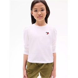 Kids' Puff-Shoulder T-Shirt