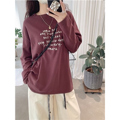 Женский утепленный лонгслив  Модель овер