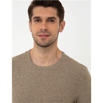 Camel Melanj Slim Fit Kazak