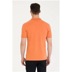 Erkek Kiremit Basic Polo Yaka Tişört
