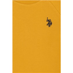 Erkek Çocuk Hardal Basic Sweatshirt