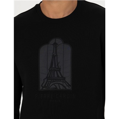 Siyah Regular Fit Sweatshirt