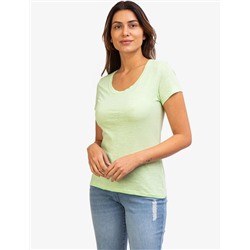 SCOOP NECK T-SHIRT