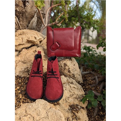 Ab. Zapatos 1619/2 New R · GRANATE+Vera Рelle colores БОРДОВЫЙ АКЦИЯ