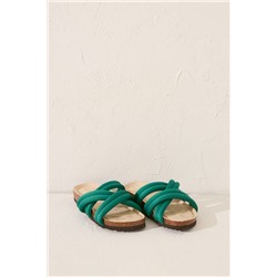 Sandalia bio tiras neopreno verde