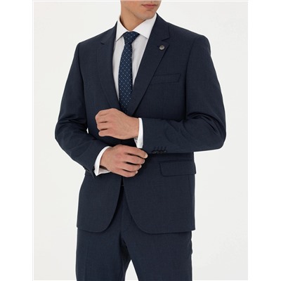 Lacivert Slim Fit Takım Elbise