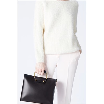Bolso de piel Gari Negro