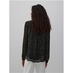 Gemusterte Bluse