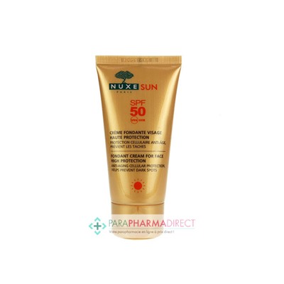 Nuxe Sun SPF50 Crème Fondante Visage 50ml