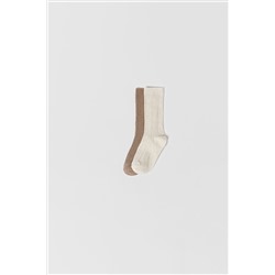 KIDS/ PACK DOS CALCETINES ESTRUCTURA