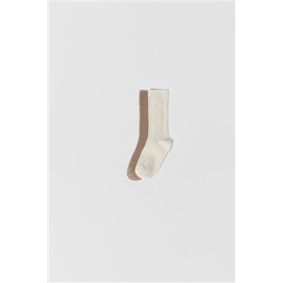KIDS/ PACK DOS CALCETINES ESTRUCTURA