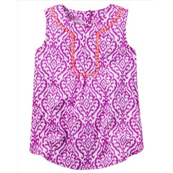 Printed Poplin Tunic