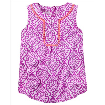 Printed Poplin Tunic