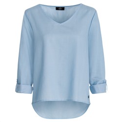 Damen Bluse mit V-Ausschnitt