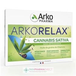 ArkoPharma ArkoRelax Cannabis Sativa 30 comprimés