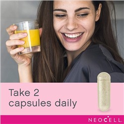 Средство для волос! NeoCell Keratin Hair Volumizer, Enhance Hair Strength, Grass-Fed Collagen, Gluten Free - 60 Capsules (Package May Vary)