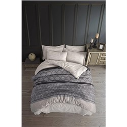 Ev & Ev Home Mature Nevresim Seti Çift Kişilik Creative Gri Ep-026987