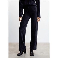 Pantalón pana cintura elástica -  Mujer | MANGO OUTLET Melilla