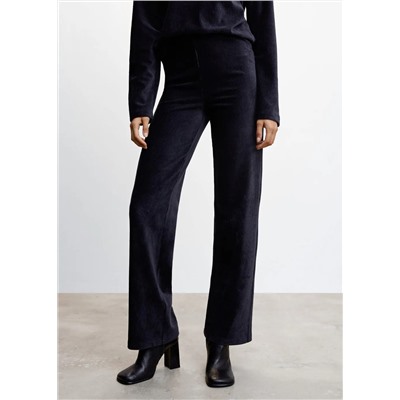 Pantalón pana cintura elástica -  Mujer | MANGO OUTLET Melilla