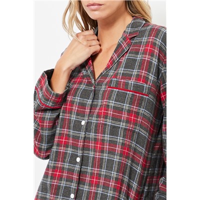 Camisa de pijama - Gris oscuro