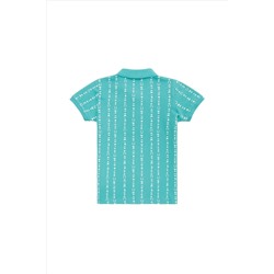 Erkek Çocuk Mint Yeşili Polo Yaka Tişört