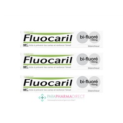 Fluocaril Dentifrice Blancheur Bi-Fluoré 3x75mlLot  × 3