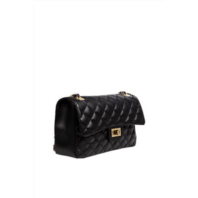 Bandolera de piel Negro - Firenze Artegiani