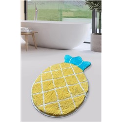 Chilai Home Pıneapple 60x100 Cm Banyo Halısı Yıkanabilir, Kaymaz Taban 8694545034684