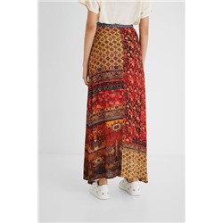 Falda larga floral