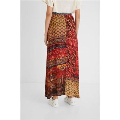 Falda larga floral