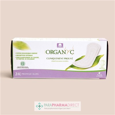 Organyc Protège Slips Coton Bio x 24
