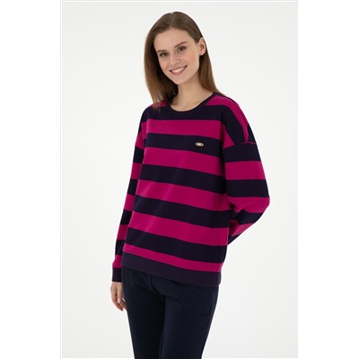 Kadın Fuşya Sweatshirt