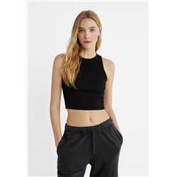 BASIC RIBBED CROP TOP