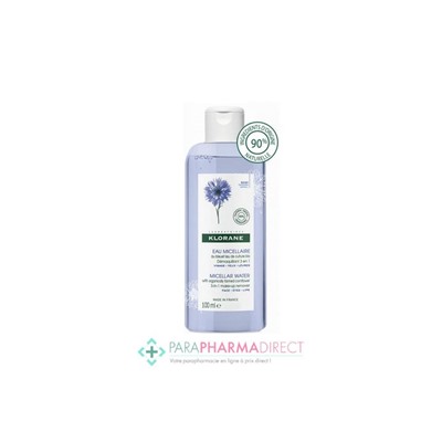 Klorane Bleuet Eau Micellaire Visage - Yeux - Lèvres 100ml