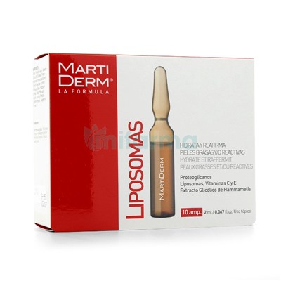 Martiderm Liposomas 10 Ampollas