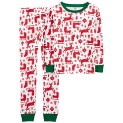 2-Piece Christmas 100% Snug Fit Cotton PJs