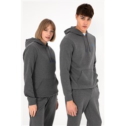 Erkek Antrasit Melanj Basic Sweatshirt