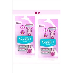 Gillette, Venüs Simply Makine 4 Yedek X 2 Adet