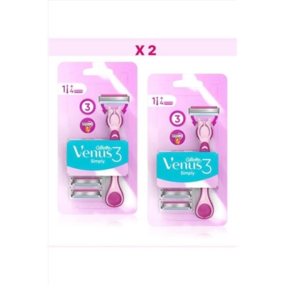 Gillette, Venüs Simply Makine 4 Yedek X 2 Adet