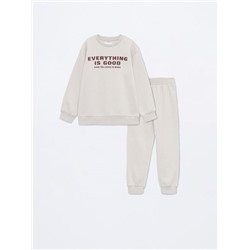 TRACKSUIT SWEATSHIRT AND BOTTOMS SET