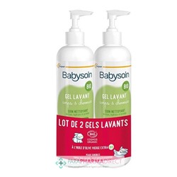 Babysoin Gel Lavant - Corps & Cheveux - BIO - LOT de 2x500mlLot  × 2