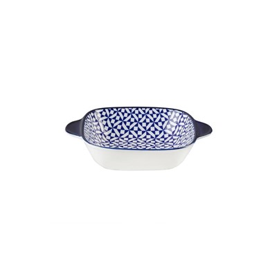 Rêve Bleu Nancy New Bone China Kare Kulplu Tabak