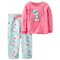 2-Piece Fleece Christmas PJs