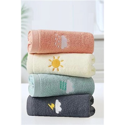 Mariva home Aruna 30x50cm Nakışlı 4 Parça El Havlusu | Yüz Havlusu | Mutfak Havlusu 32545
