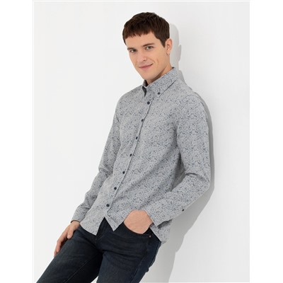 Mavi Slim Fit Uzun Kollu Gömlek