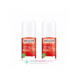 Weleda Grenade Déodorant Roll-On 24H BIO 2x50mlLot  × 2