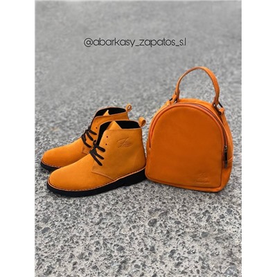 AB.Zapatos 1619/2 New R MANDARINA+AB.Z · Pelle · mochila serraje (610) АКЦИЯ