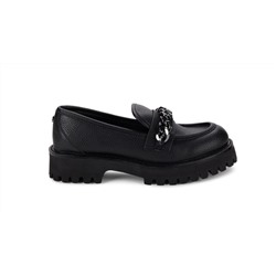 KARL LAGERFELD PARIS Gala Embellished Chunky Leather Loafers