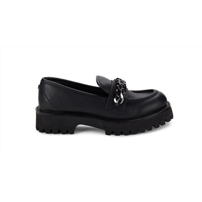 KARL LAGERFELD PARIS Gala Embellished Chunky Leather Loafers